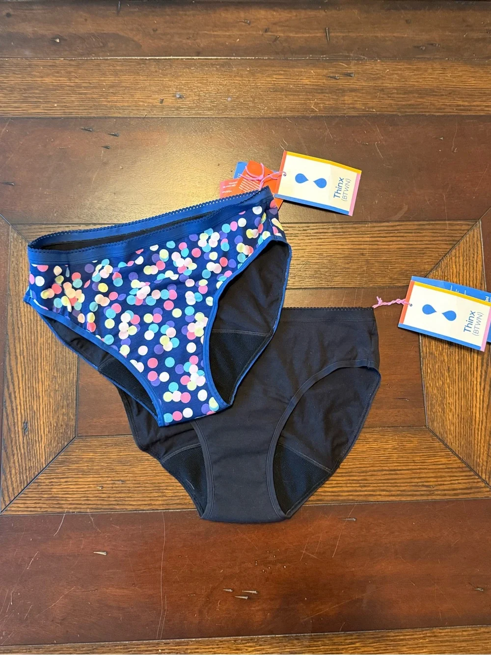3 pair- Girls' Period Underwear - Super Absorbency bikini size 15/16 yrs Thinx - Picture 4 of 6